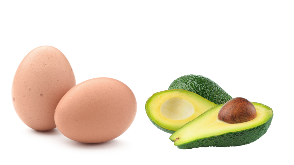 eggs and avocado